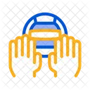 Ball Volleyball Catching Icon