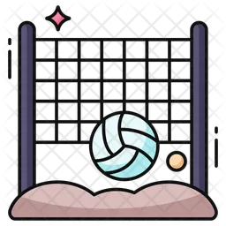 Volleyball Goal  Icon