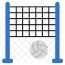 Volleyball Goal Volleyball Net Volleyball Game Icon