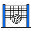 Volleyball Goal Volleyball Net Volleyball Game Icon