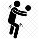 Volleyball Handball Olympische Sportarten Symbol