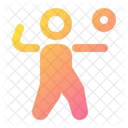 Volleyball Play  Icon