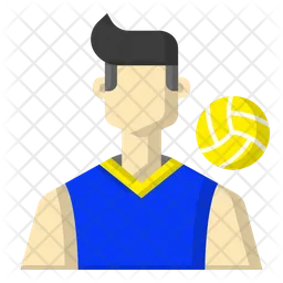 Volleyball player  Icon