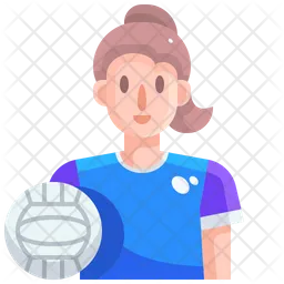 Volleyball Player  Icon