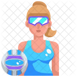 Volleyball Player  Icon