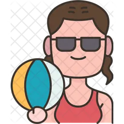 Volleyball Player  Icon