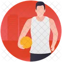 Volleyball Playing  Icon