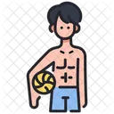 Volleyballstrand Beachvolleyball Volleyballspieler Symbol