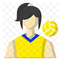 Volleyballspieler  Symbol