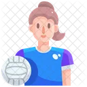 Volleyballspieler  Icon