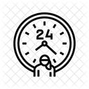Vollzeitarbeit Symbol