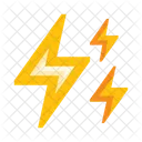 Electricity Voltage Lightning Icon
