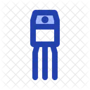 Electronic Electrical Component Blue Icon