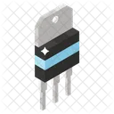 Darlington Transistor Voltage Regulator Electric Schematic Icon