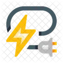 Electricidad Tension Enchufe Electrico Icono