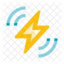 Electricidad Voltaje Rayos Icono