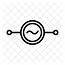 Voltaje de corriente alterna  Icono
