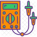 Voltimetro Multimetro Probador Electrico Icono