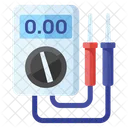 Voltmeter Ammeter Digital Device Icon