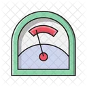 Voltmeter Measure Science Icon