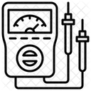 Voltmetre Metre Amperemetre Icône