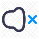 Volume Cross Music Sound Icon