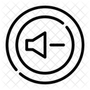 Volume Down Audio Speaker Icon