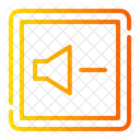 Volume Down Audio Speaker Icon