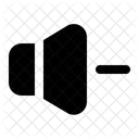 Volume Down Sound Loudspeaker Icon
