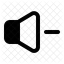 Volume Down Sound Loudspeaker Icon