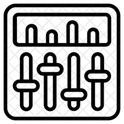 볼륨 이퀄라이저  아이콘
