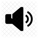 Volume Medio Medio Player Ícone