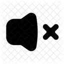 Volume Off X Icon
