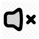 Volume Off X Icon