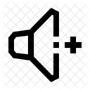 Volume Up Control Plus Icon
