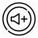 Volume Up Audio Speaker Icon