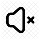 Mute Volume Sound Off Icon
