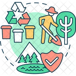 Voluntariado ambiental  Icono