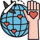 Voluntariado en el extranjero  Icono