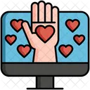Voluntariado virtual  Icono