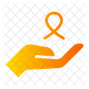 Voluntary Cancer Ribbon Icon