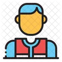 Volunteer Man Charity Icon