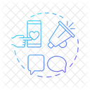 Volunteer communications  Icon