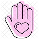 Volunteer Heart Charity Icon