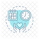 Volunteer Hours Tracking Icon