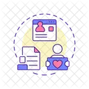 Volunteer profiles  Icon