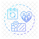 Volunteer scheduling  Icon