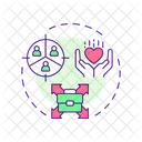 Volunteer segmentation  Icon