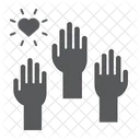 Volunteering Hands  Icon