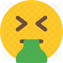 Vomit Emoji Smiley Icon